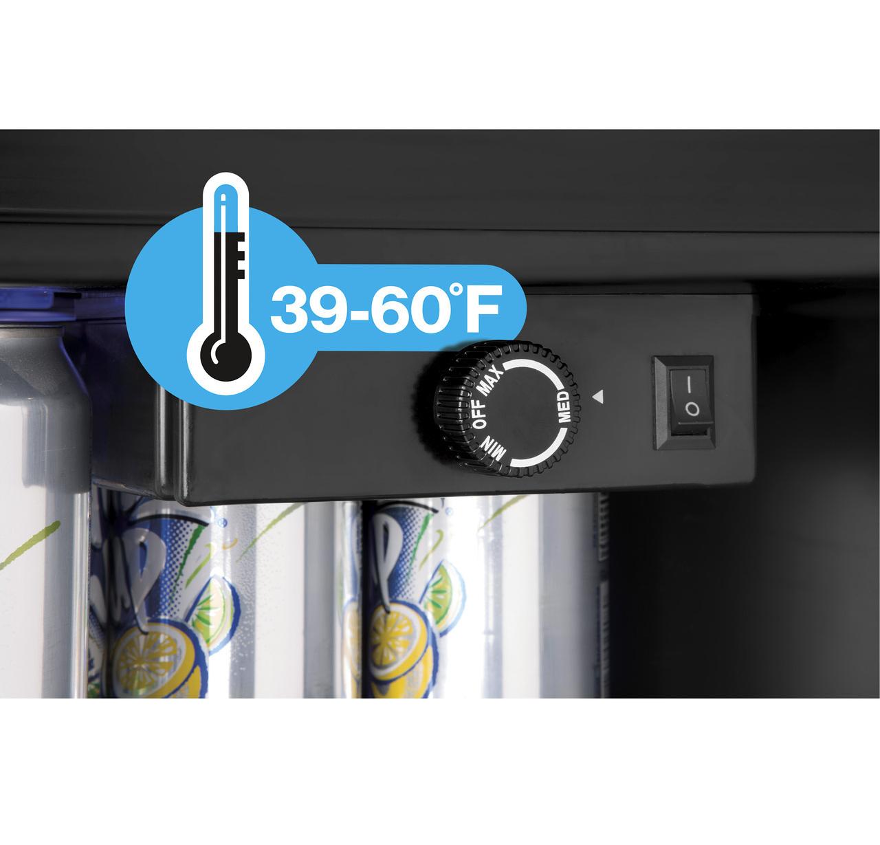 Haier HEBF100BXS 150-Can Beverage Center