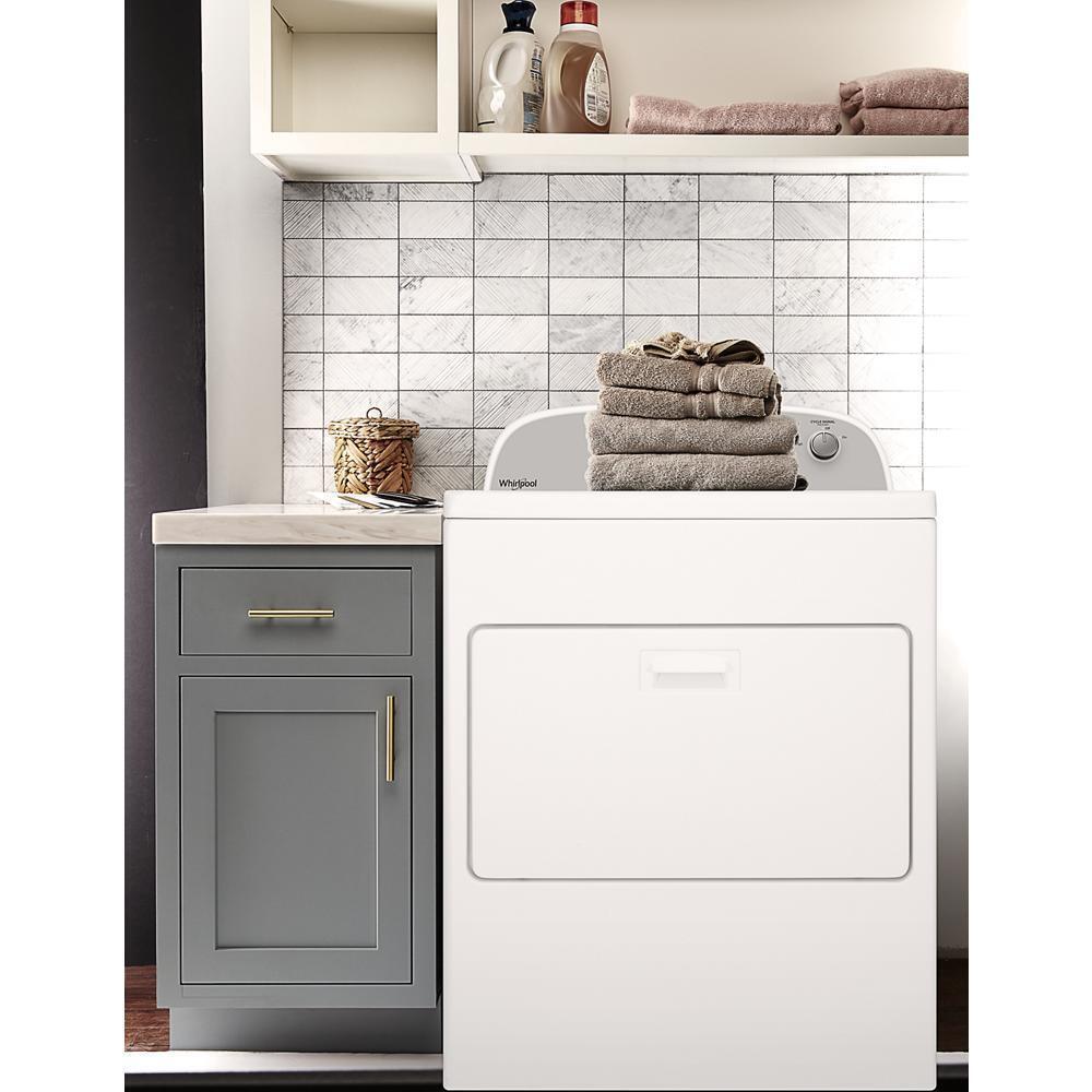 Whirlpool WED4950HW 7.0 cu. ft. Top Load Electric Dryer with AutoDry™ Drying System