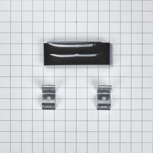 Whirlpool 8541503 Compact Washer & Dryer Stacking Kit, with 23" adhesive pads (2), 2 galvanized steel brackets, and 4 screws