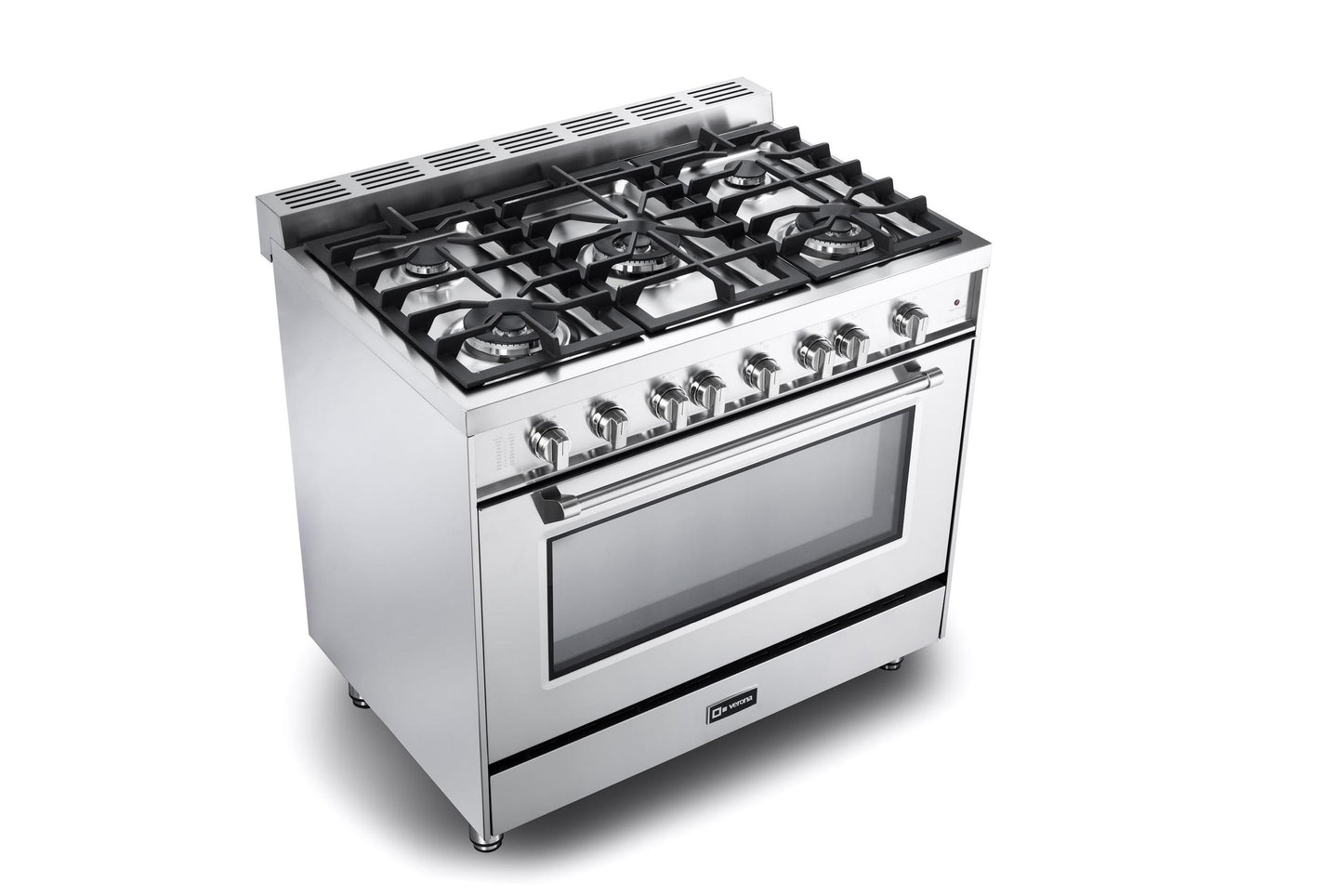 Verona VPFSGG365SS Prestige 36" Gas Single Oven Range - Stainless Steel