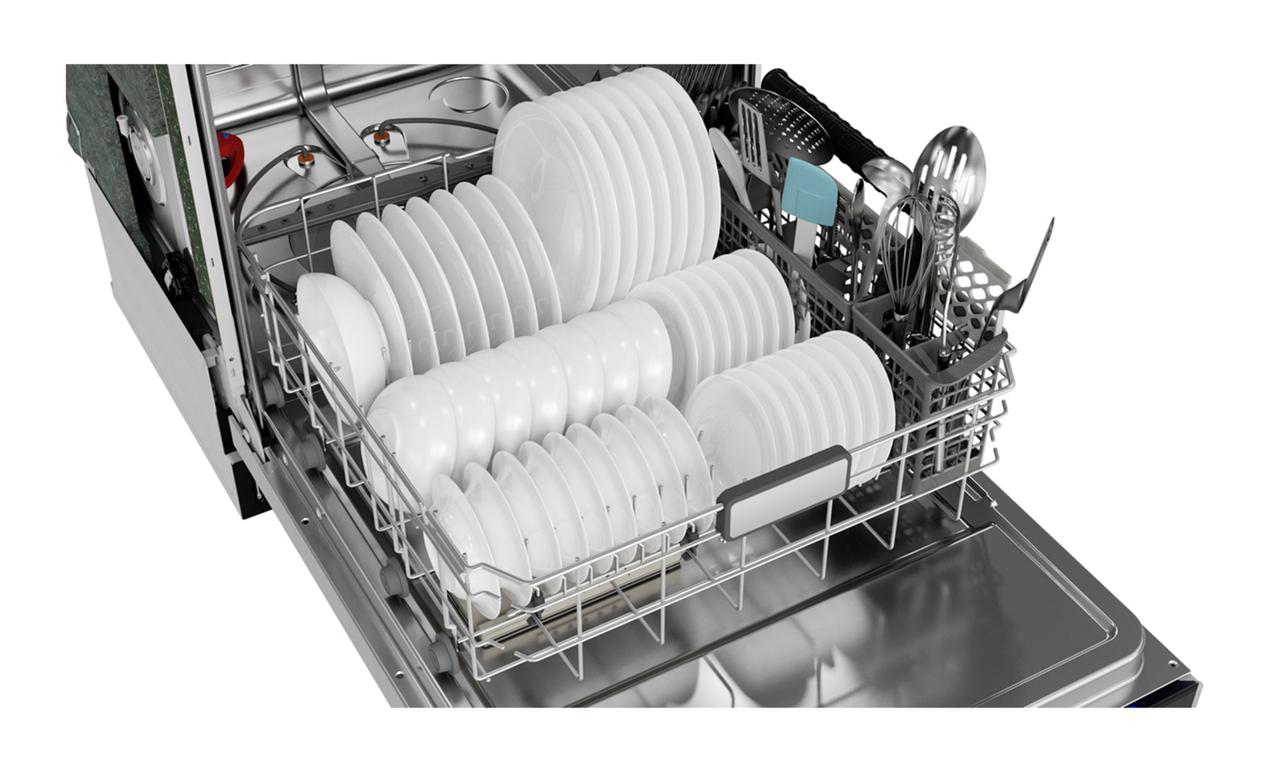 Sharp SDW6757ES 24 in. Slide-In Stainless Steel 45 dB Dishwasher