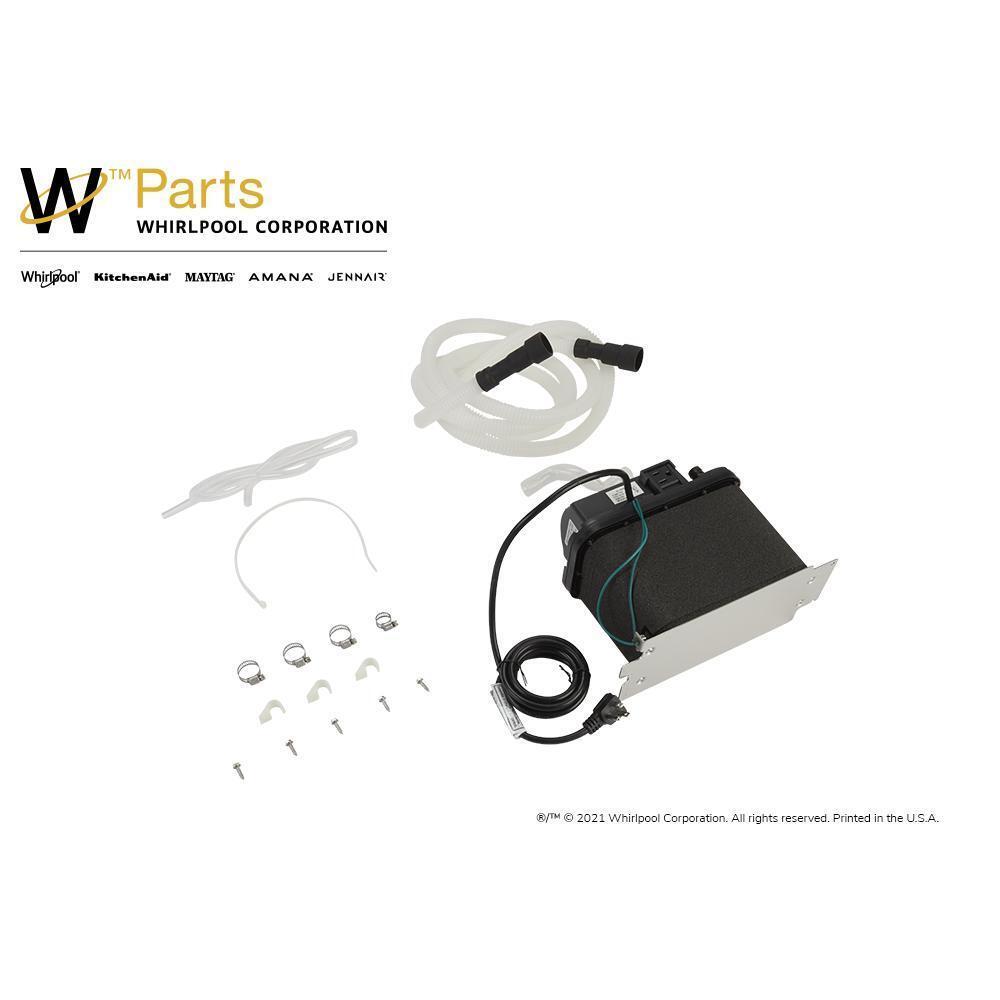 Whirlpool 1901A Ice Machine Drain Pump Kit, used with 50-lb ice makers, for excess water up to 10' H