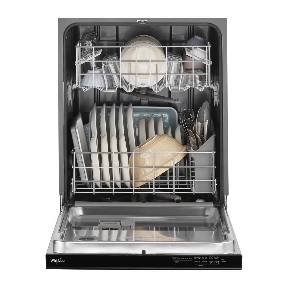 Whirlpool Quiet Dishwasher with Boost Cycle and Pocket Handle