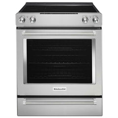 Kitchenaid KSEG700ESS 30-Inch 5-Element Electric Slide-In Convection Range