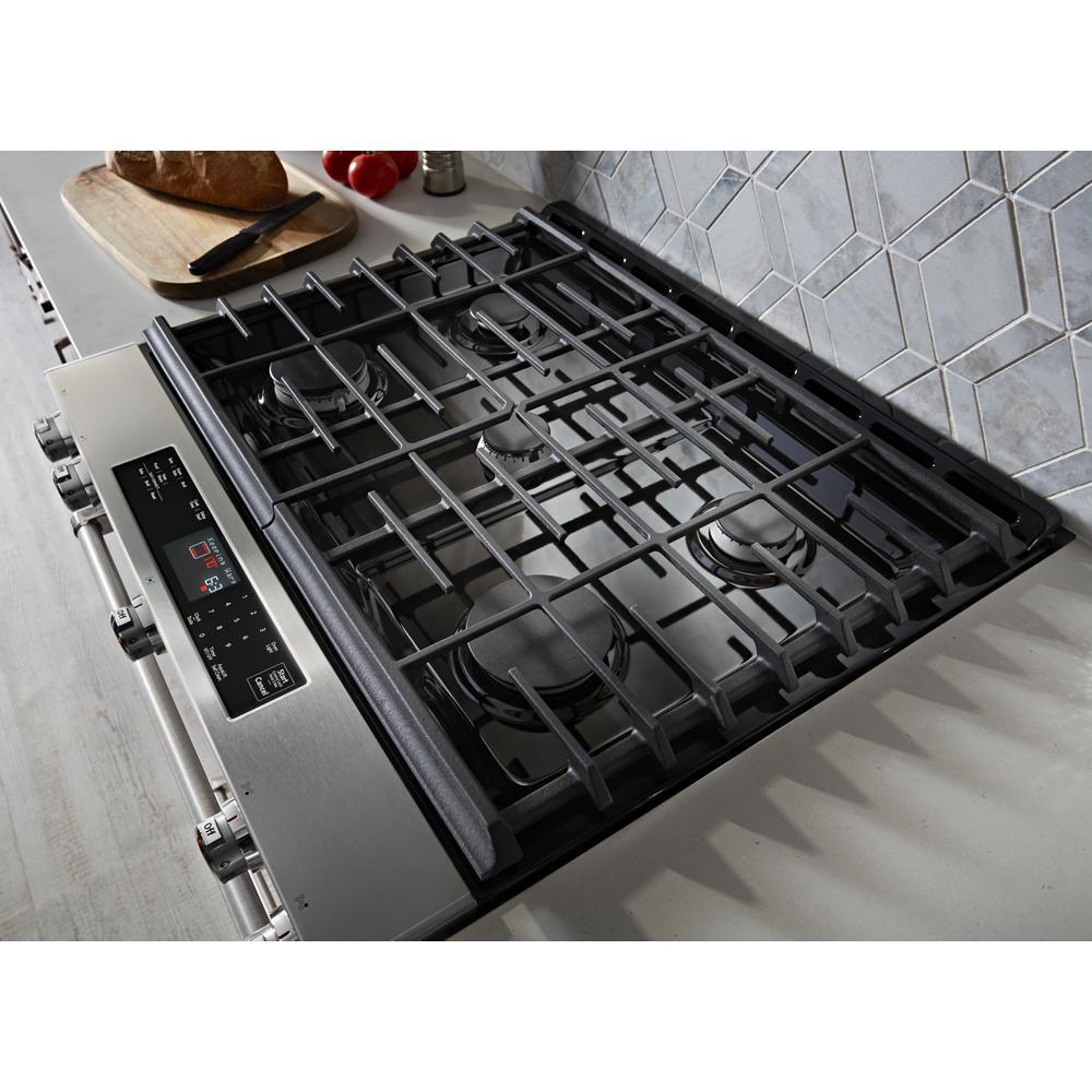 Kitchenaid KSGG700ESS 30-Inch 5-Burner Gas Slide-In Convection Range