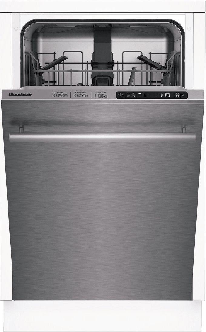 Blomberg Appliances DWS51502SS 18in Dishwasher ADA SS w/ bar handle 48dBA top control 5 cycle