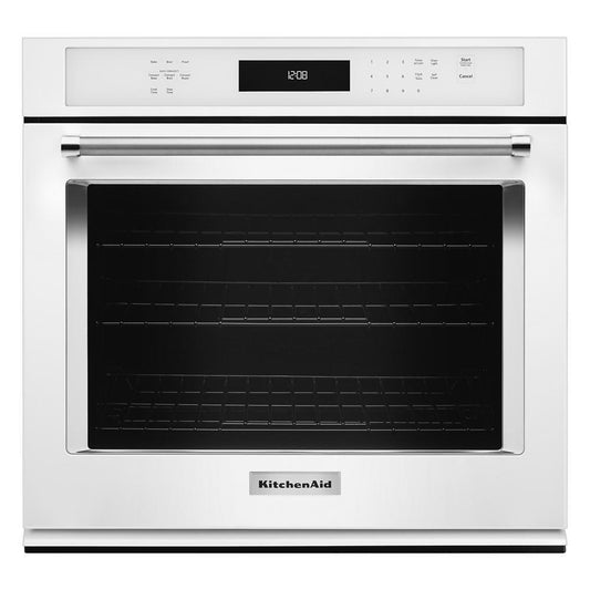 Kitchenaid KOSE500EWH 30" Single Wall Oven with Even-Heat™ True Convection