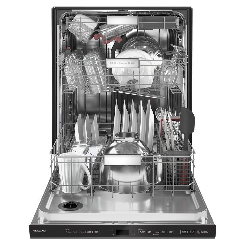 Kitchenaid KDPM604KBS 360(degree) Max Jets™ Third Rack Dishwasher with Fan-Enabled ProDry™ System, 44 dBA