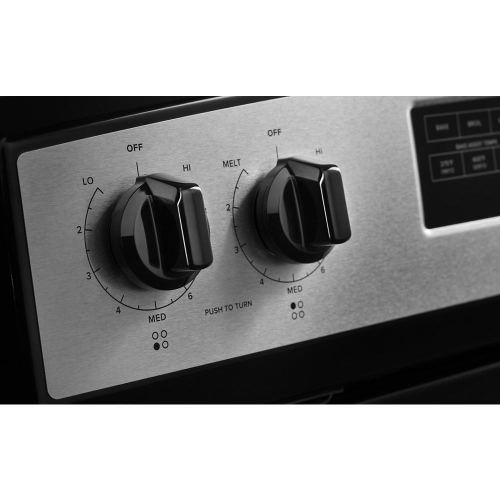 Amana AER6303MMS 30-inch Amana® Electric Range with Extra-Large Oven Window