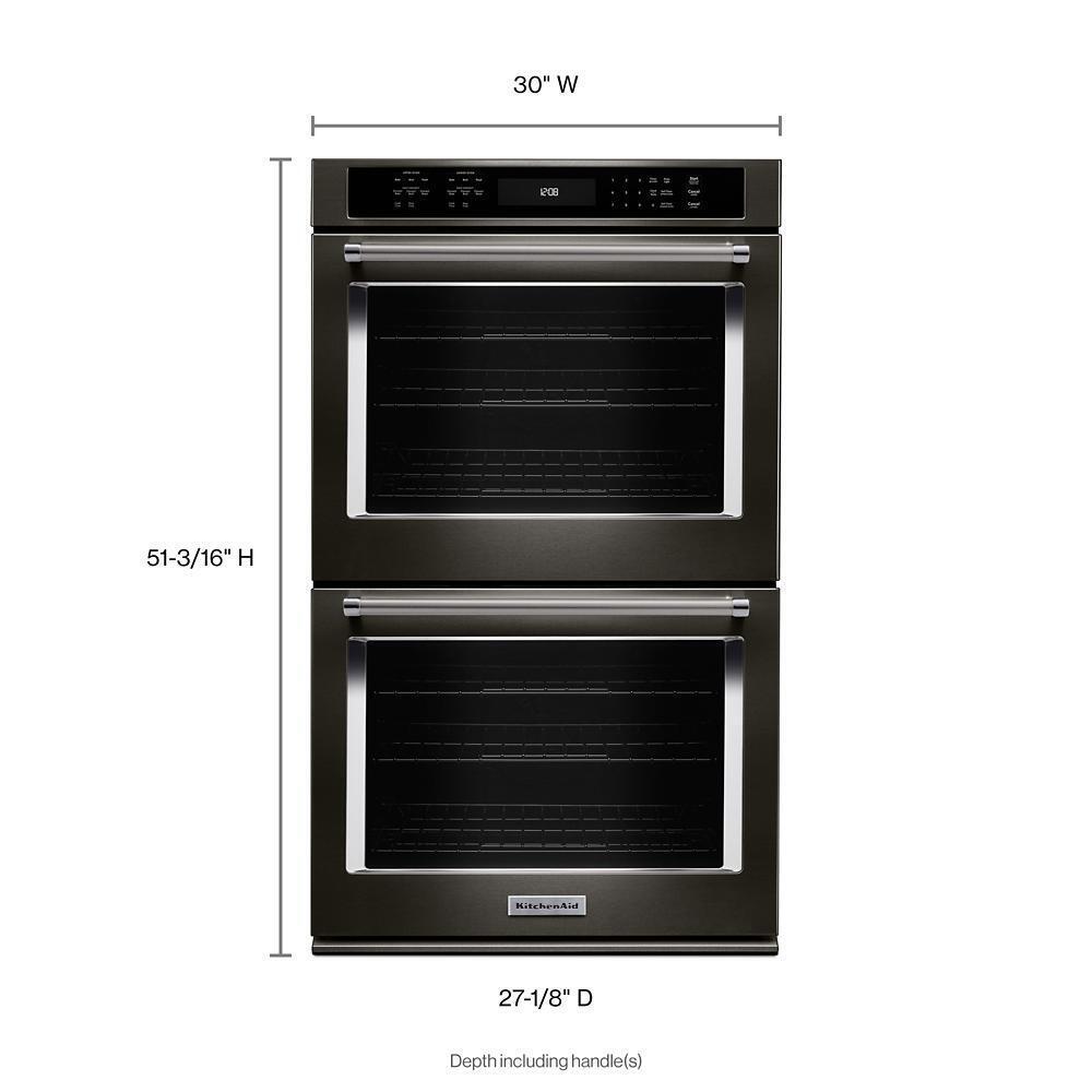 Kitchenaid 30" Double Wall Oven with Even-Heat™ True Convection