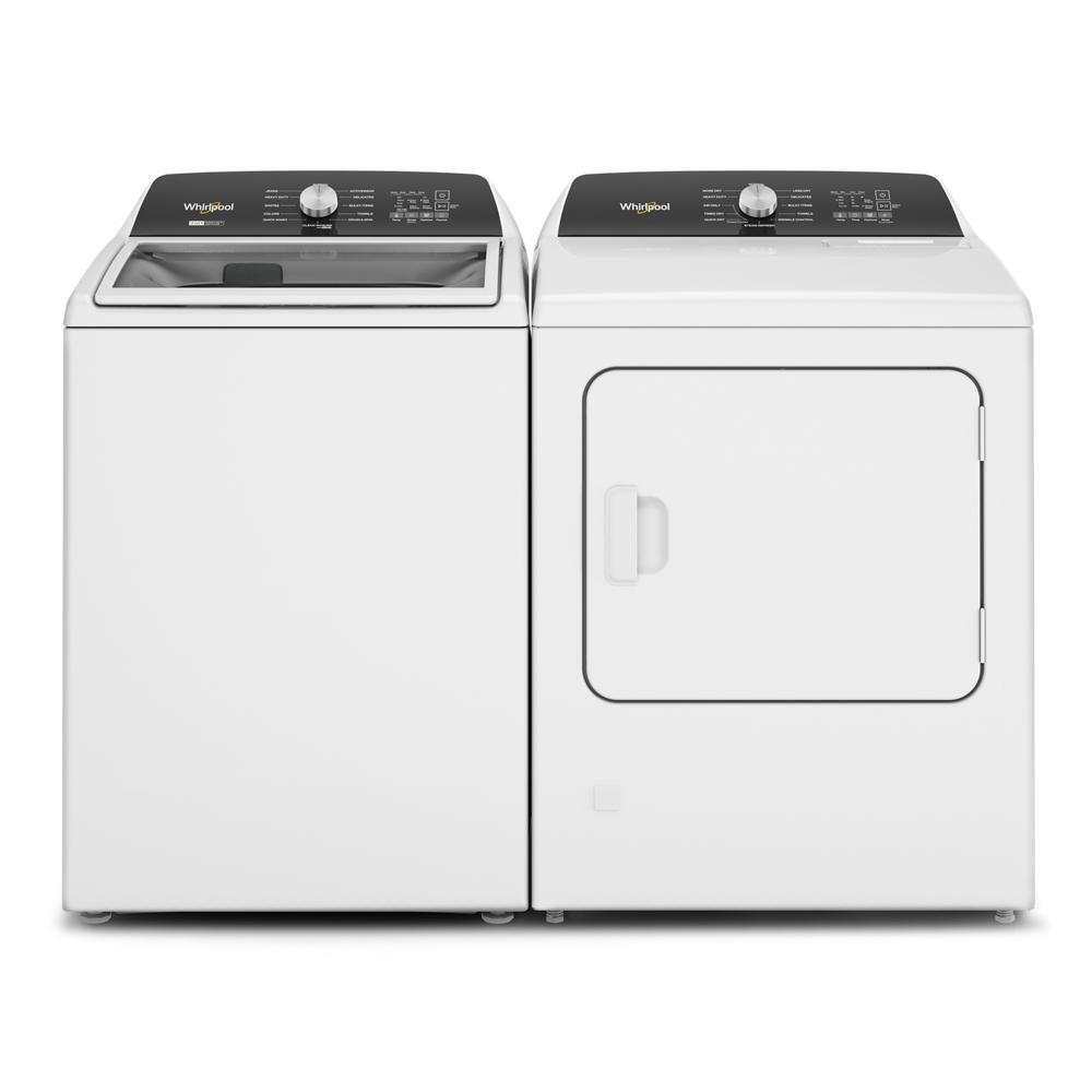Whirlpool WGD5050LW 7.0 Cu. Ft. Top Load Gas Moisture Sensing Dryer with Steam