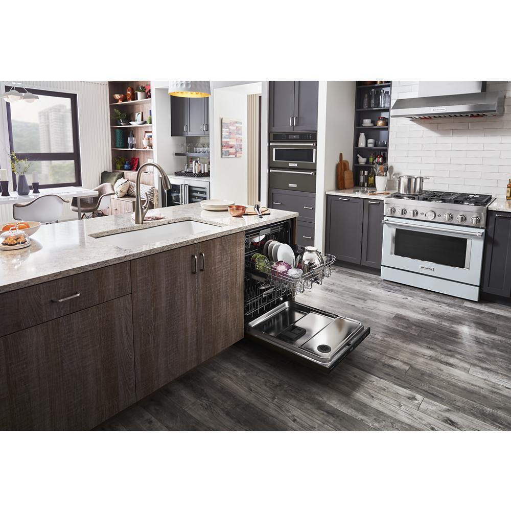 Kitchenaid KDPM604KBS 360(degree) Max Jets™ Third Rack Dishwasher with Fan-Enabled ProDry™ System, 44 dBA