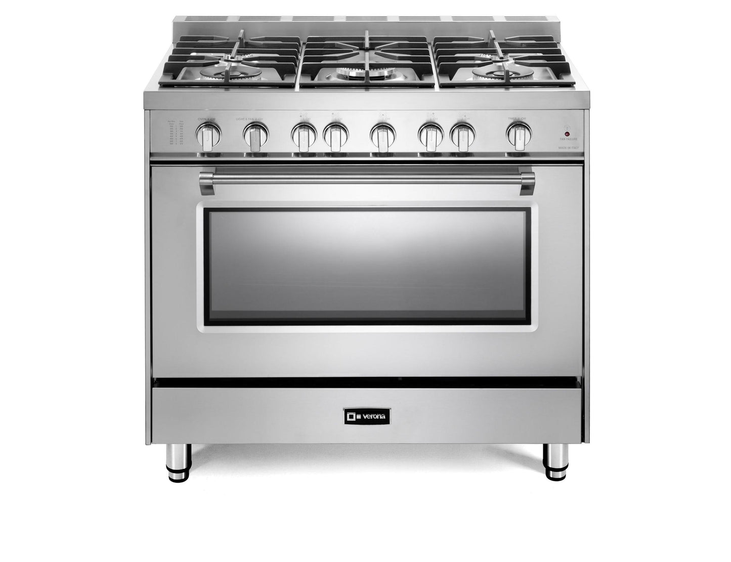 Verona VPFSGG365SS Prestige 36" Gas Single Oven Range - Stainless Steel