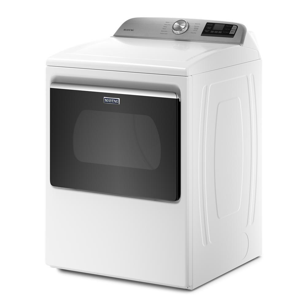Maytag MED6230RHW Smart Top Load Electric Dryer with Extra Power Button - 7.4 cu. ft.
