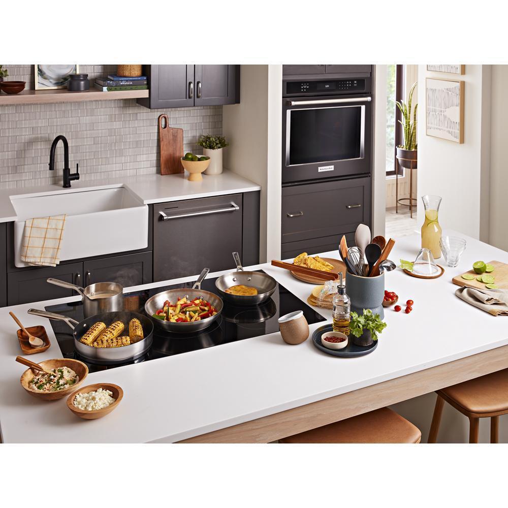 Kitchenaid KCIG556JBL 36-Inch 5-Element Sensor Induction Cooktop