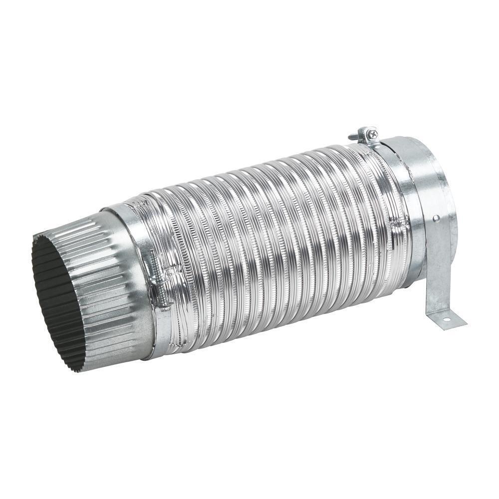 Whirlpool 279823 24"/27" Washer/Dryer Side Vent Kit with 1 straight duct, 2 hose clamps with screws, 1 mounting screw, and 1 clip