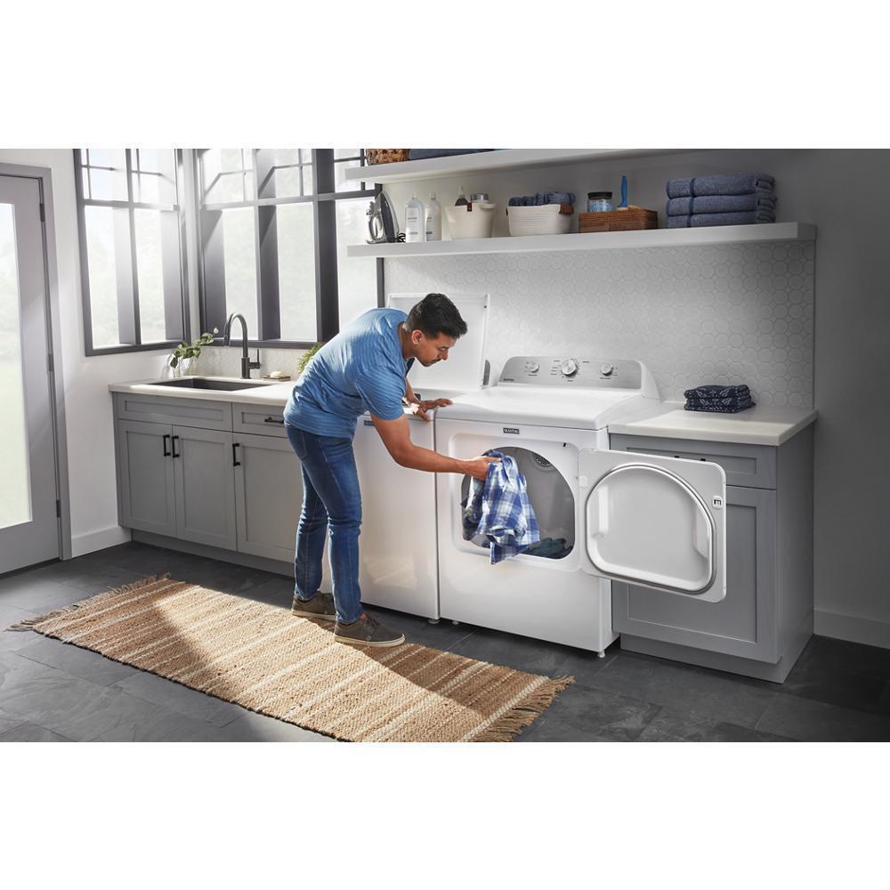 Maytag MED4500MW Top Load Electric Wrinkle Prevent Dryer - 7.0 cu. ft.