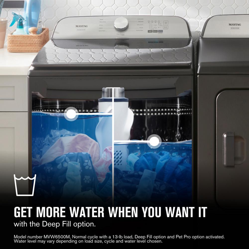 Maytag MVW6500MBK Pet Pro Top Load Washer - 4.7 cu. ft.