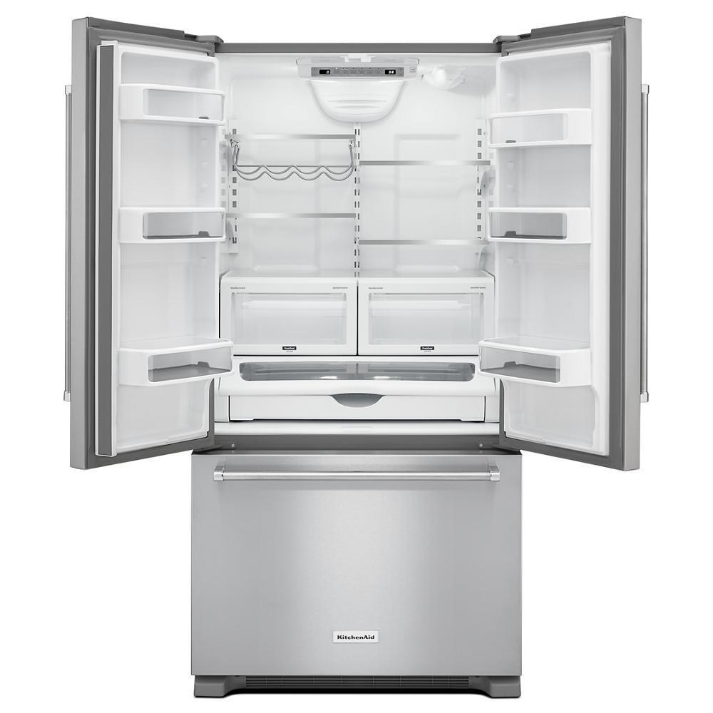 Kitchenaid KRFC302ESS 22 cu. ft. 36" Counter-Depth French Door Refrigerator with Interior Dispense