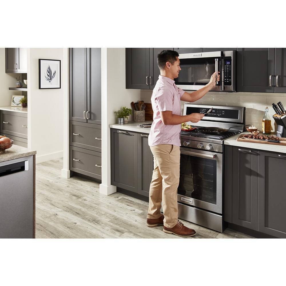 Kitchenaid KFGG500ESS 30-Inch 5-Burner Gas Convection Range