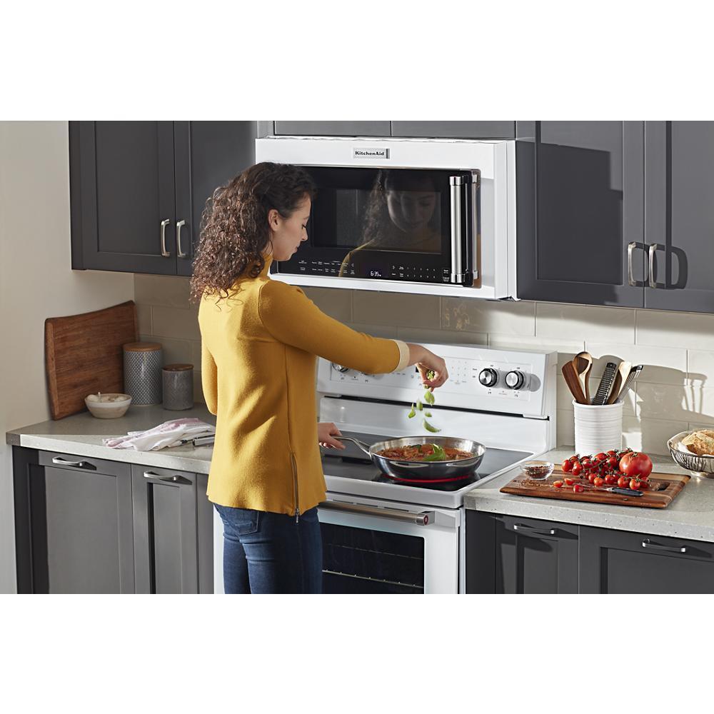 Kitchenaid KFEG500EWH 30-Inch 5-Element Electric Convection Range