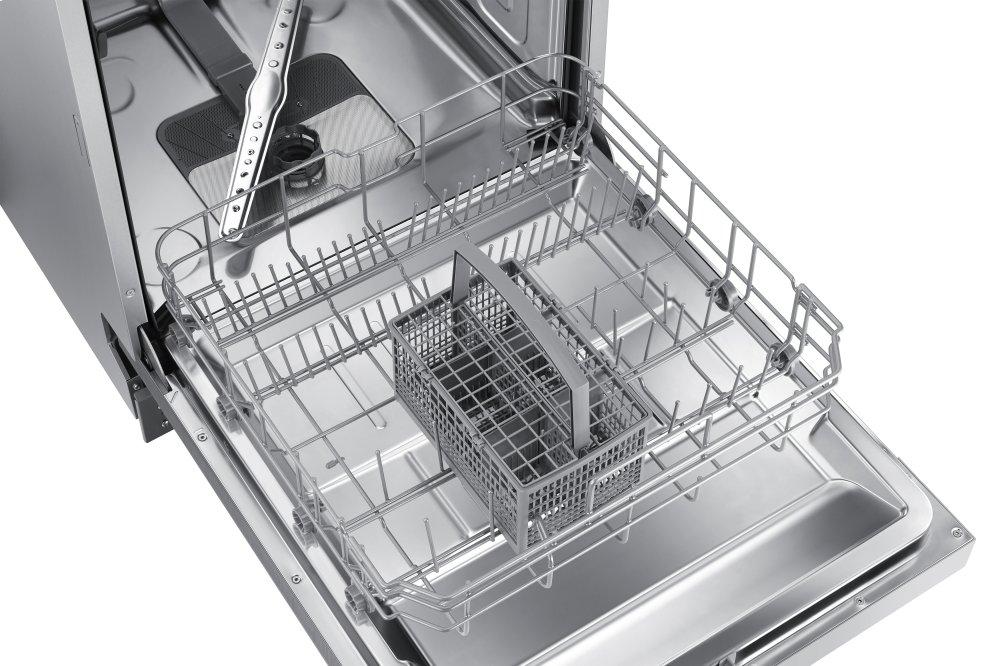 Samsung Front Control 52 dBA ADA Dishwasher in Stainless Steel