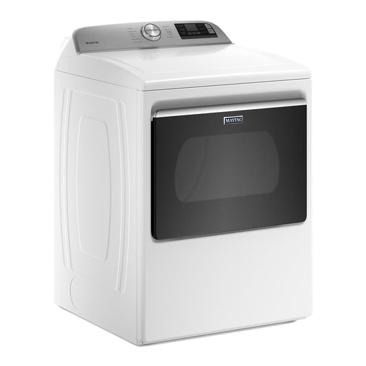Maytag MED6230RHW Smart Top Load Electric Dryer with Extra Power Button - 7.4 cu. ft.