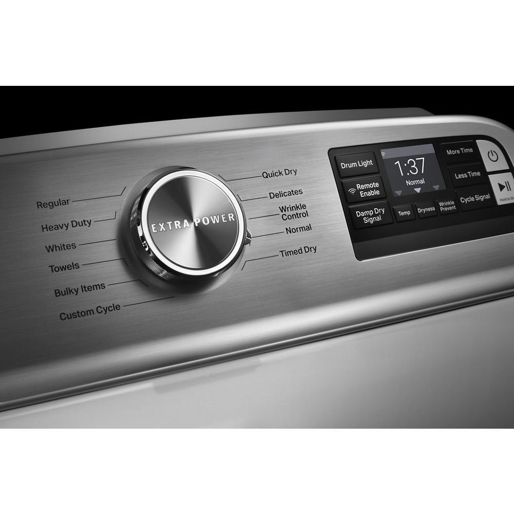 Maytag MED6230RHW Smart Top Load Electric Dryer with Extra Power Button - 7.4 cu. ft.