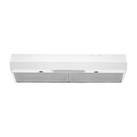 Whirlpool WVU17UC0JW 30" Range Hood with Full-Width Grease Filters