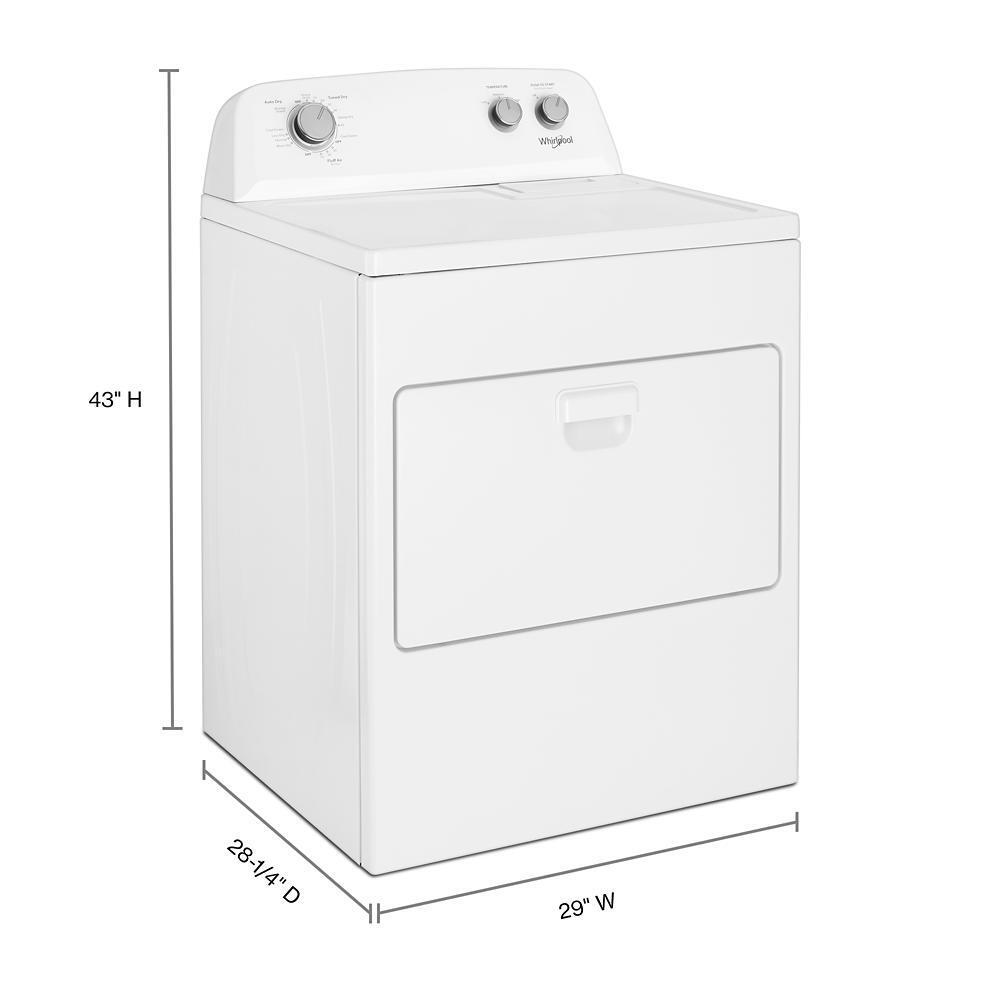 Whirlpool 7.0 cu. ft. Top Load Electric Dryer with AutoDry™ Drying System