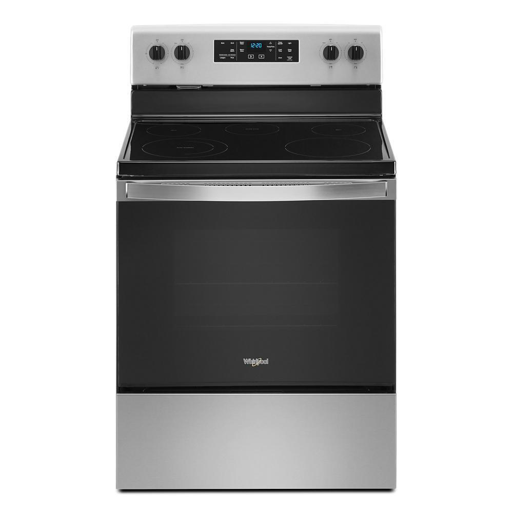 Whirlpool 5.3 cu. ft. Whirlpool® electric range with Frozen Bake™ technology