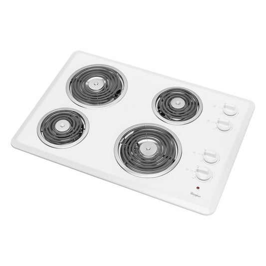 WCC31430AW Whirlpool® 30" Electric Cooktop
