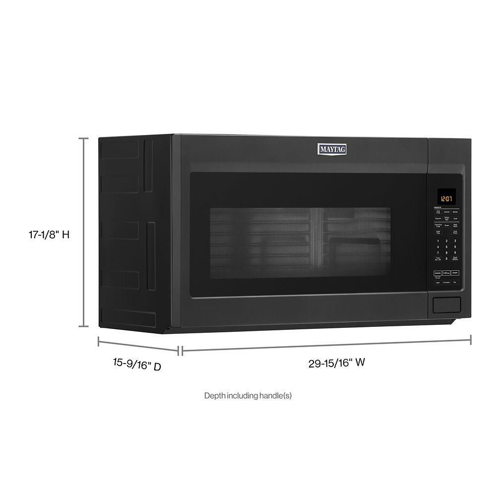 Maytag MMV4207JK Over-the-Range Microwave with Dual Crisp feature - 1.9 cu. ft.