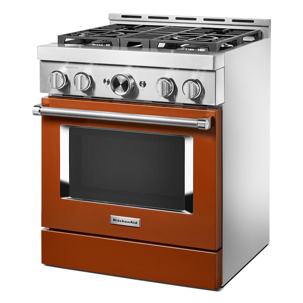 KFGC500JSC KitchenAid® 30'' Smart Commercial-Style Gas Range with 4 Burners