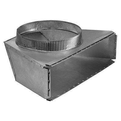 Broan 424 10" Round Rear Transition for Range Hoods and Bath Ventilation Fans