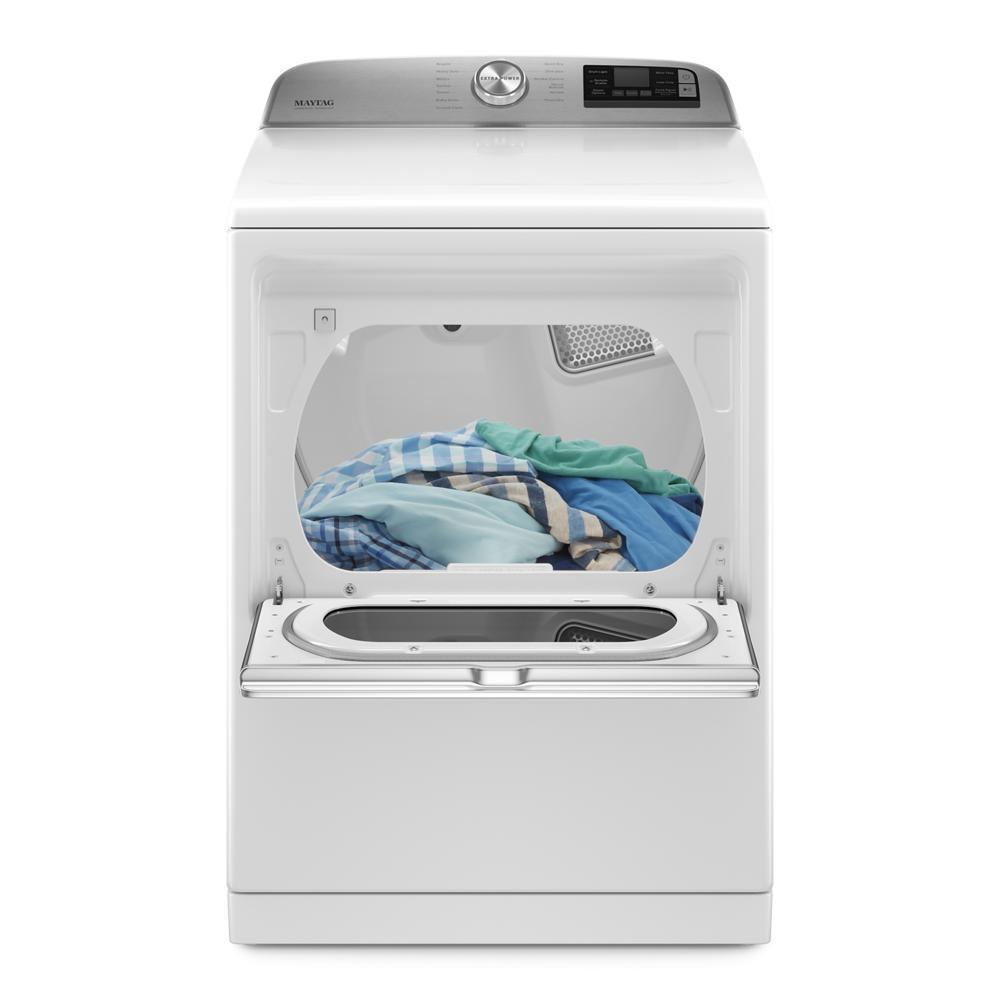 Maytag MED7230HW Smart Top Load Electric Dryer with Extra Power - 7.4 cu. ft.