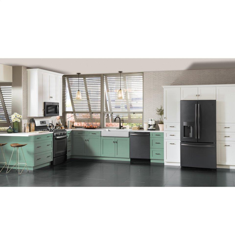 JNM7196FLDS GE® 1.9 Cu. Ft. Over-the-Range Sensor Microwave Oven with Recirculating Venting