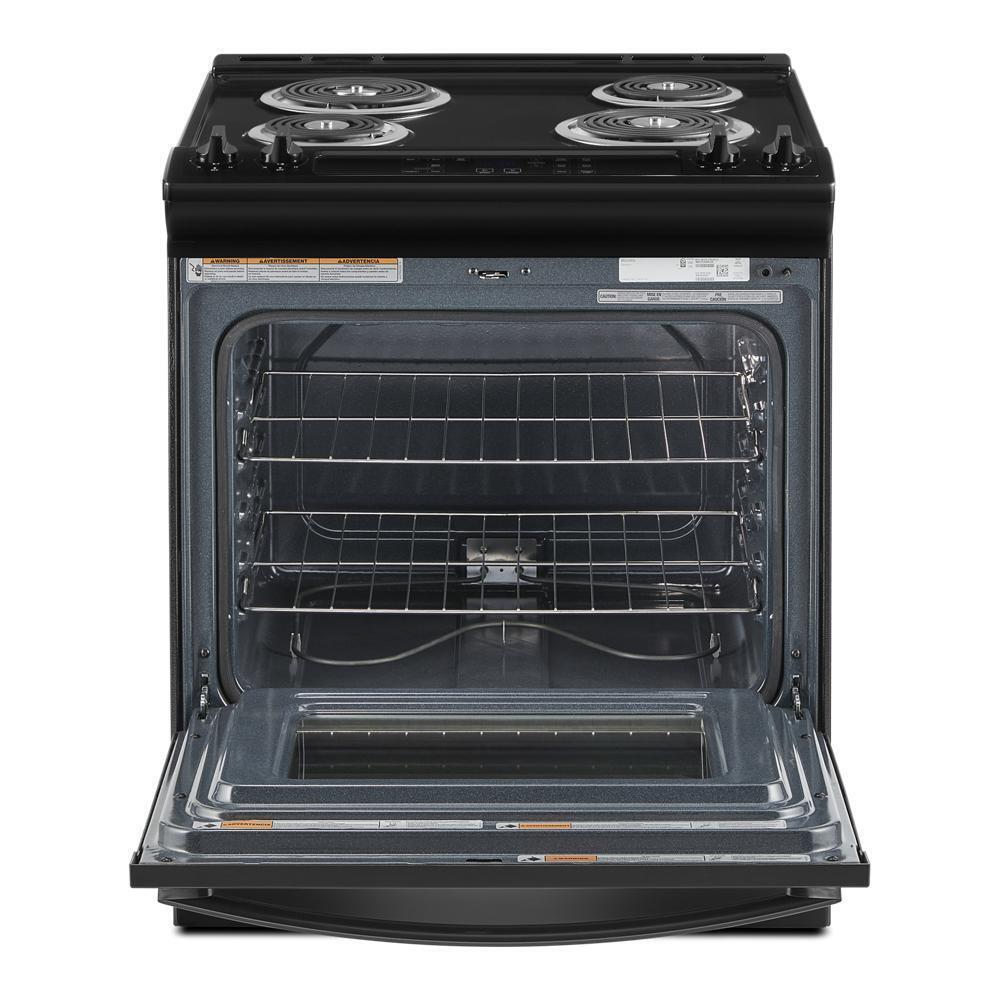 Whirlpool WEC310S0LB 4.8 Cu. Ft. Whirlpool® Electric Range with Frozen Bake™ Technology