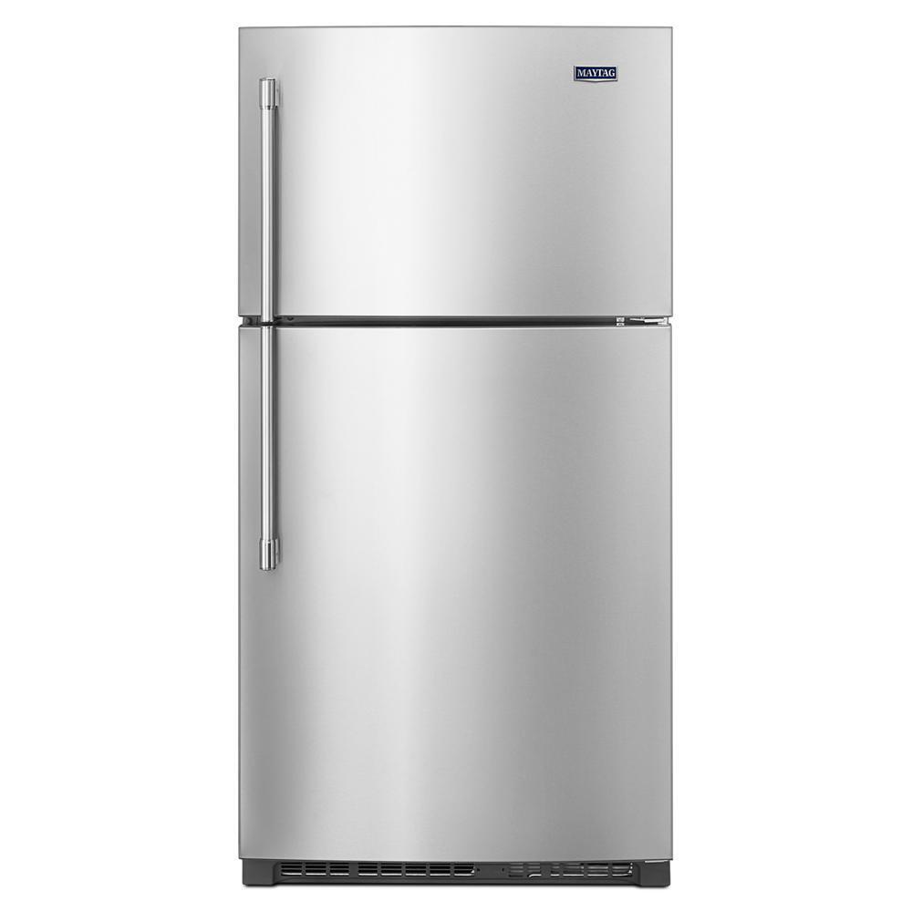 Maytag 33-Inch Wide Top Freezer Refrigerator with EvenAir™ Cooling Tower- 21 Cu. Ft.