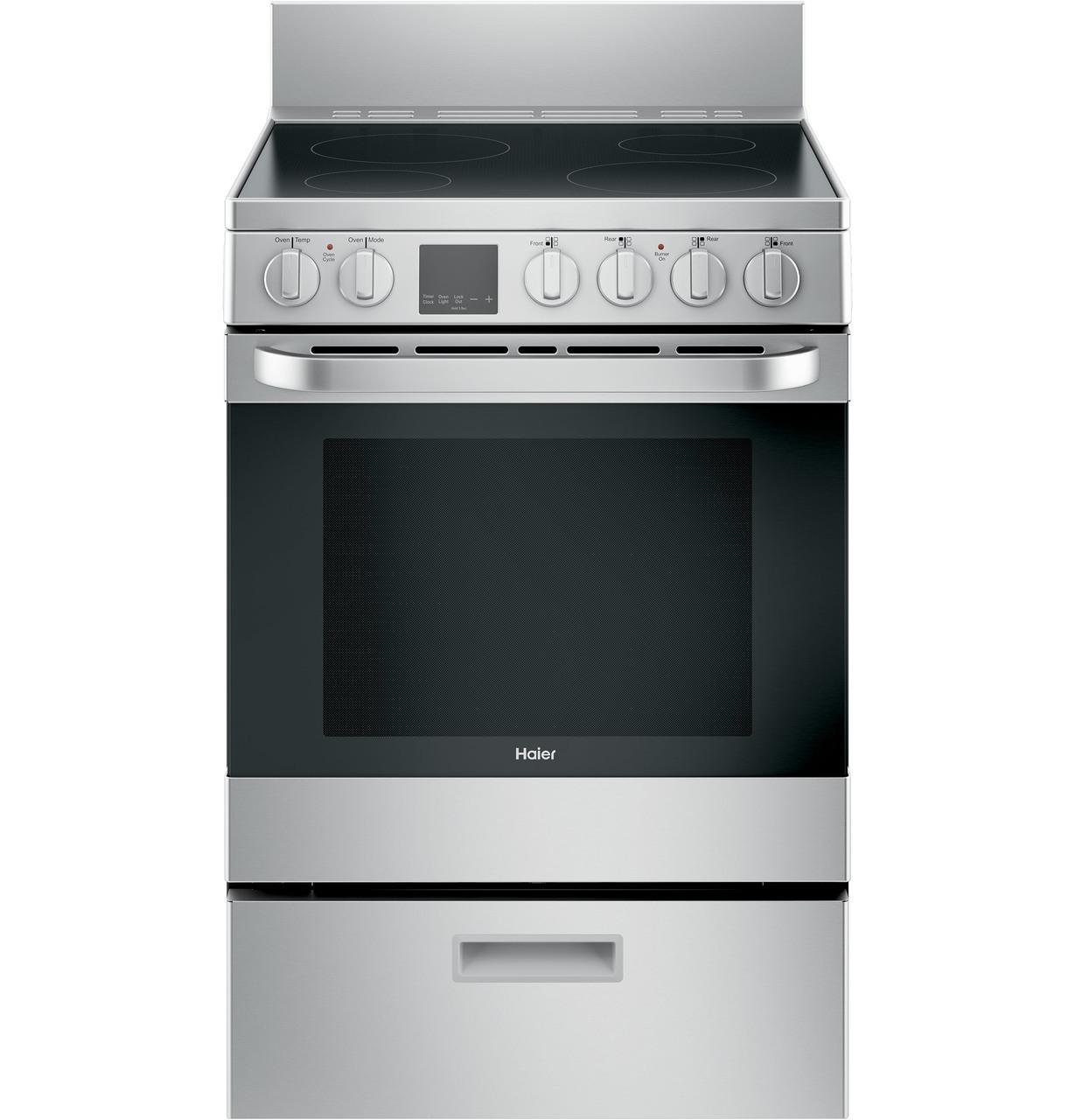 QAS740RMSS Haier ENERGY STAR® 24" 2.9 Cu. Ft. Electric Range