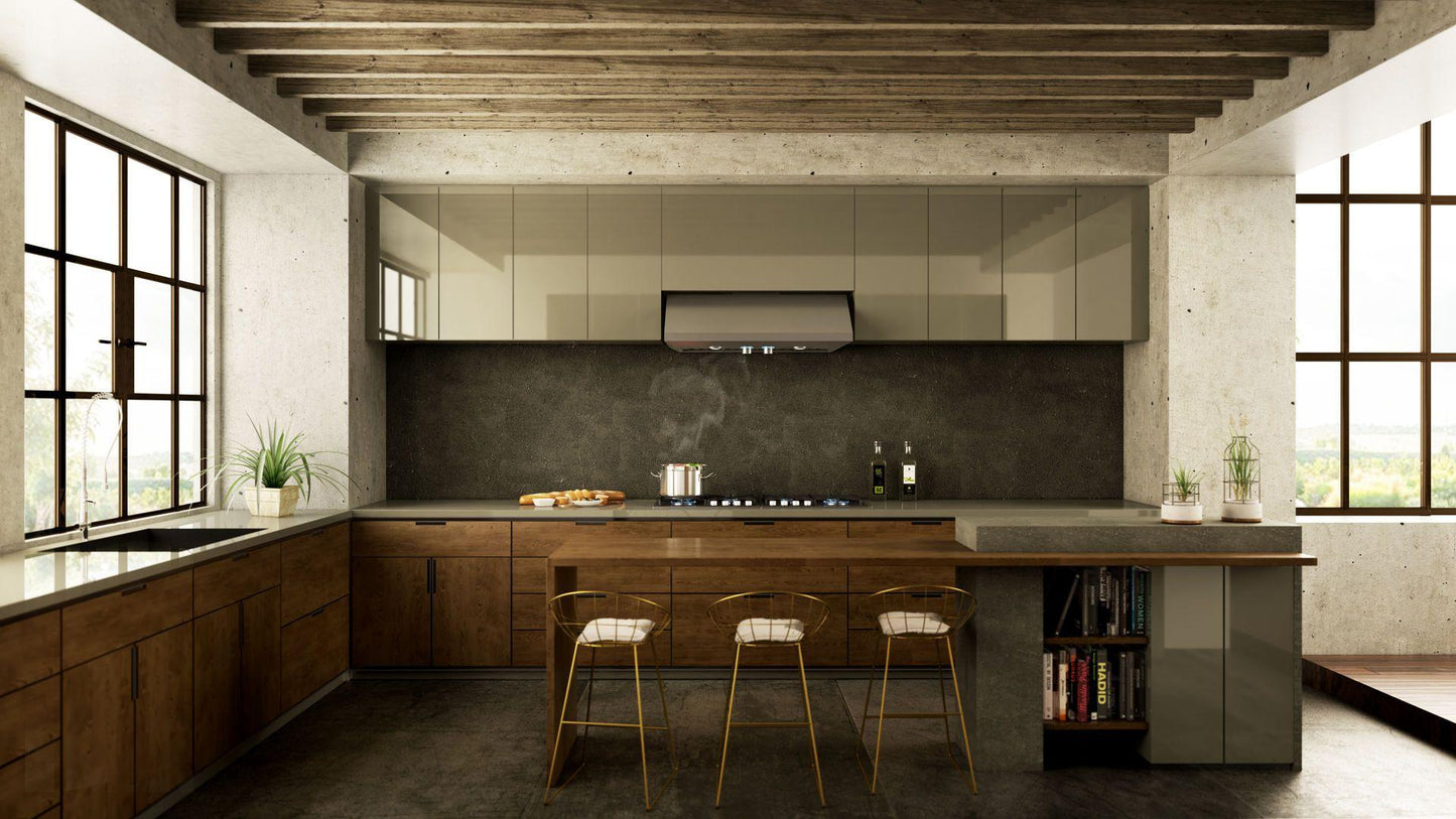 Elica ECV636S3 CERVINIA Undercabinet Range Hood 36" wide - 600CFM