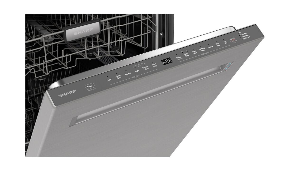 Sharp SDW6767HS 24 in. Slide-In Smart 45 dB Dishwasher