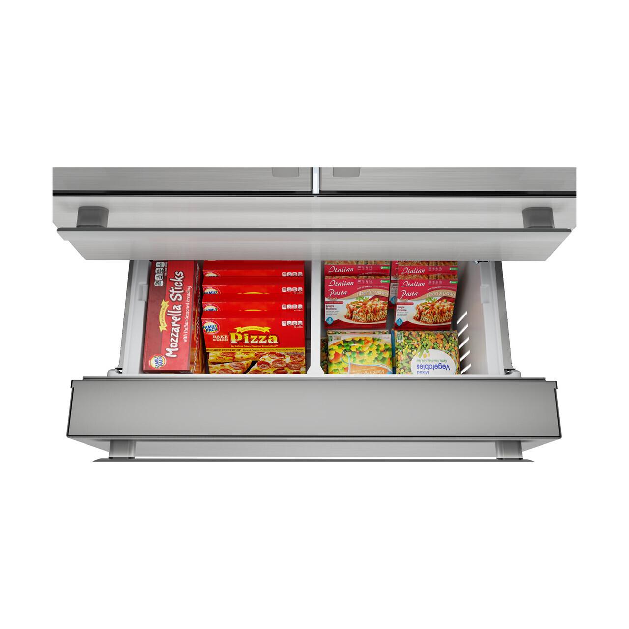 Sharp French 4-Door Counter-Depth Refrigerator