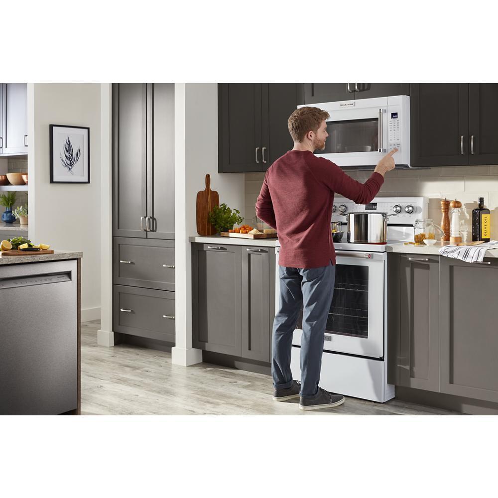 Kitchenaid KFEG500EWH 30-Inch 5-Element Electric Convection Range