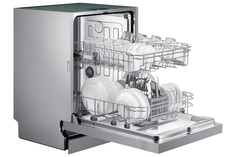 Samsung DW60R2014US Front Control 52 dBA ADA Dishwasher in Stainless Steel