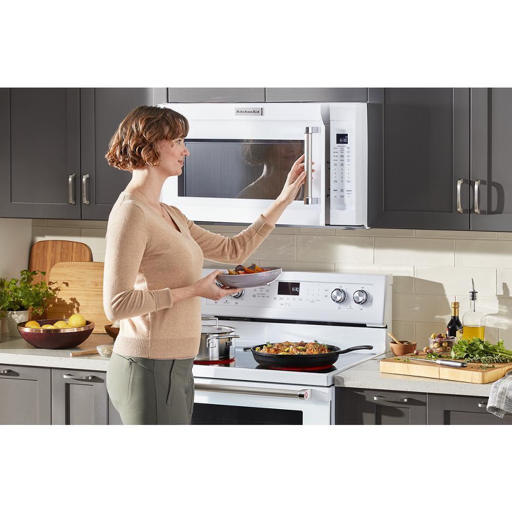 Kitchenaid KFEG500EWH 30-Inch 5-Element Electric Convection Range