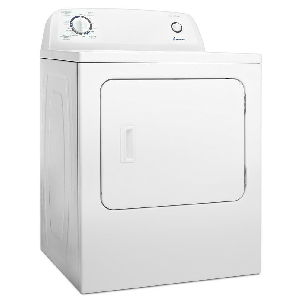 Amana NED4655EW 6.5 cu. ft. Electric Dryer with Wrinkle Prevent Option