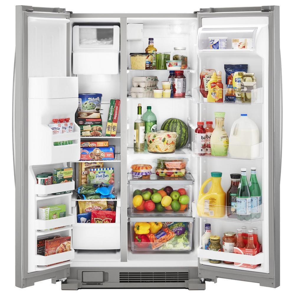 Whirlpool WRS331SDHM 33-inch Wide Side-by-Side Refrigerator - 21 cu. ft.