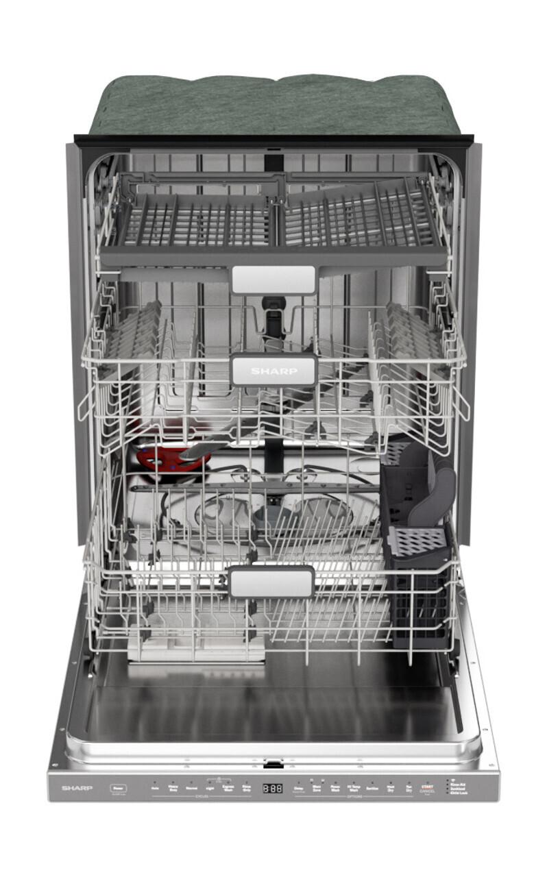 Sharp SDW6767HS 24 in. Slide-In Smart 45 dB Dishwasher