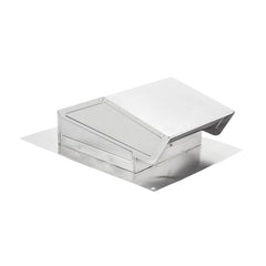 644 Broan-NuTone® Roof Cap in Natural Aluminum Finish, 3-1/4-Inch x 10-Inch or up to 8-Inch round duct